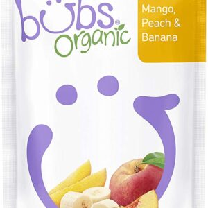 Bubs Organic Mango, Peach and Banana Pouch, 120 g