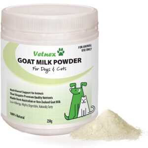 Vetnex Goat Milk Powder (Australia/New Zealand Origin) for Dogs and Cats – 250g