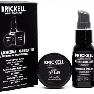 Brickell Men’s Advanced Anti-Aging Routine, Natural and Organic, Scented