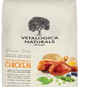 Vetalogica Naturals – Indoor Cat – Dry Cat Food – Chicken – 3kg