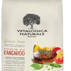 Vetalogica Naturals – Adult and Senior – Dry Cat Food – Kangaroo – 3kg