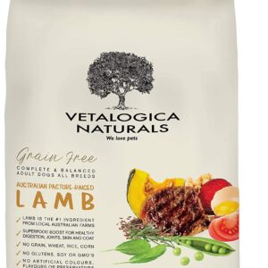 Vetalogica Naturals – Adult and Senior Dry Dog Food – Lamb – 3kg